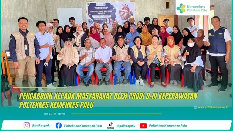 Pelaksanaan kegiatan pengabdian kepada masyarakat oleh Prodi D-III Keperawatan Palu